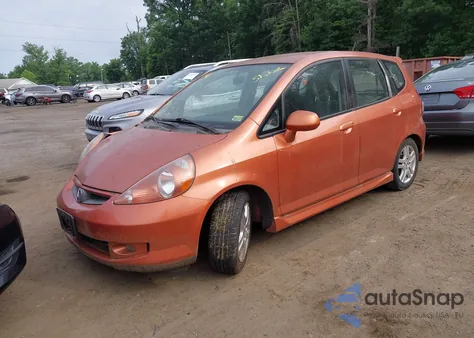 2008 Honda Fit Sport z USA, uszkodzony, nr VIN JHMGD38688S006513